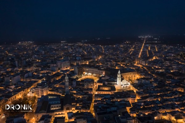 riprese aeree drone andria dronik cattedrale centro storico 01