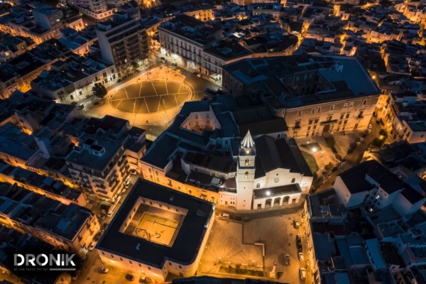 riprese aeree drone andria dronik cattedrale centro storico 03